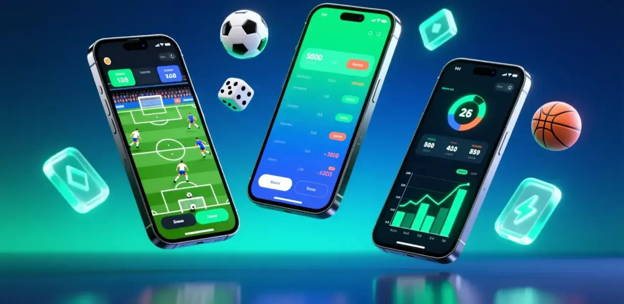 Applications mobiles de paris sportifs sur smartphones modernes