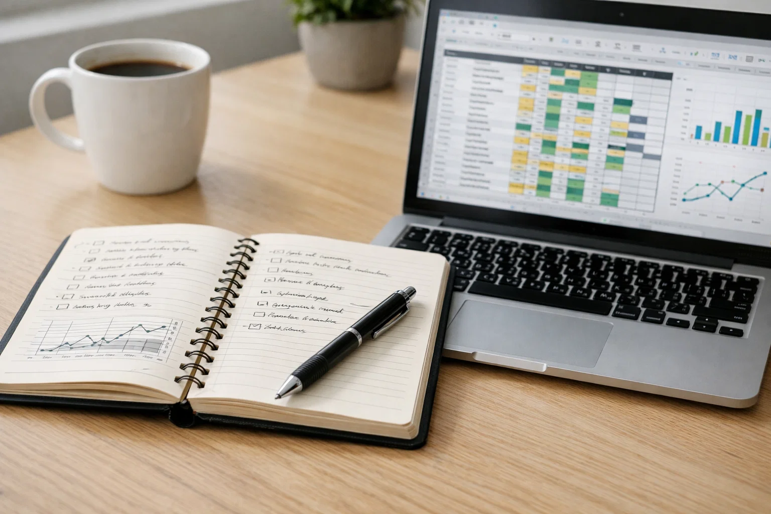 Carnet de notes et tableur pour le suivi des paris