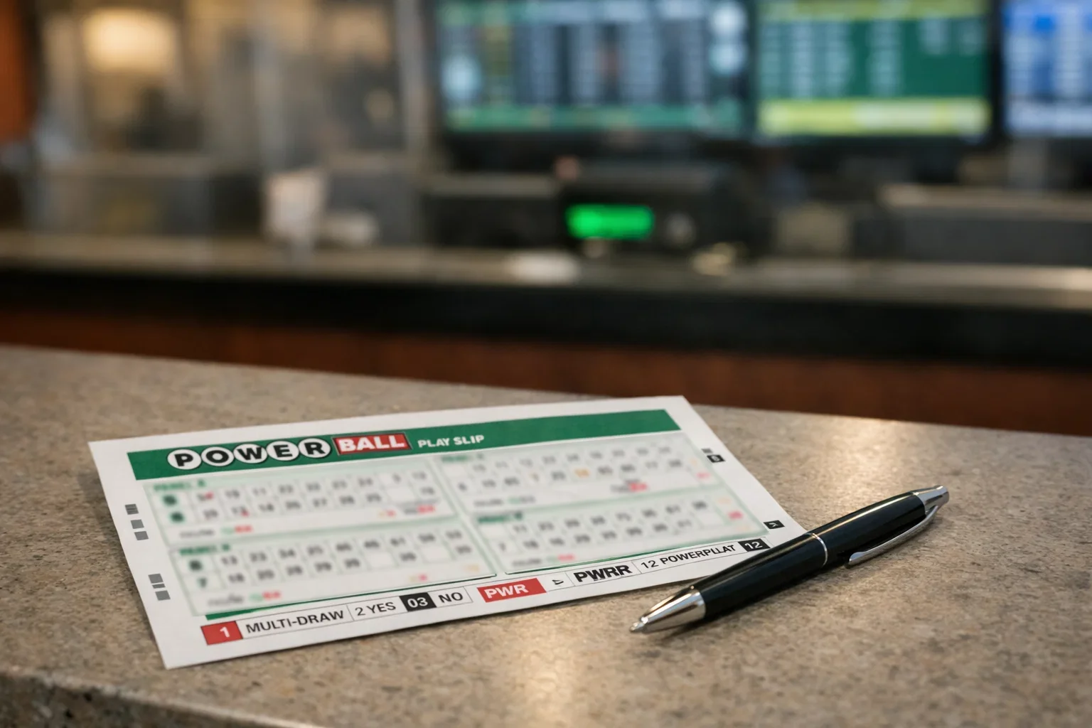 Ticket de pari hippique avec différentes formules de jeu