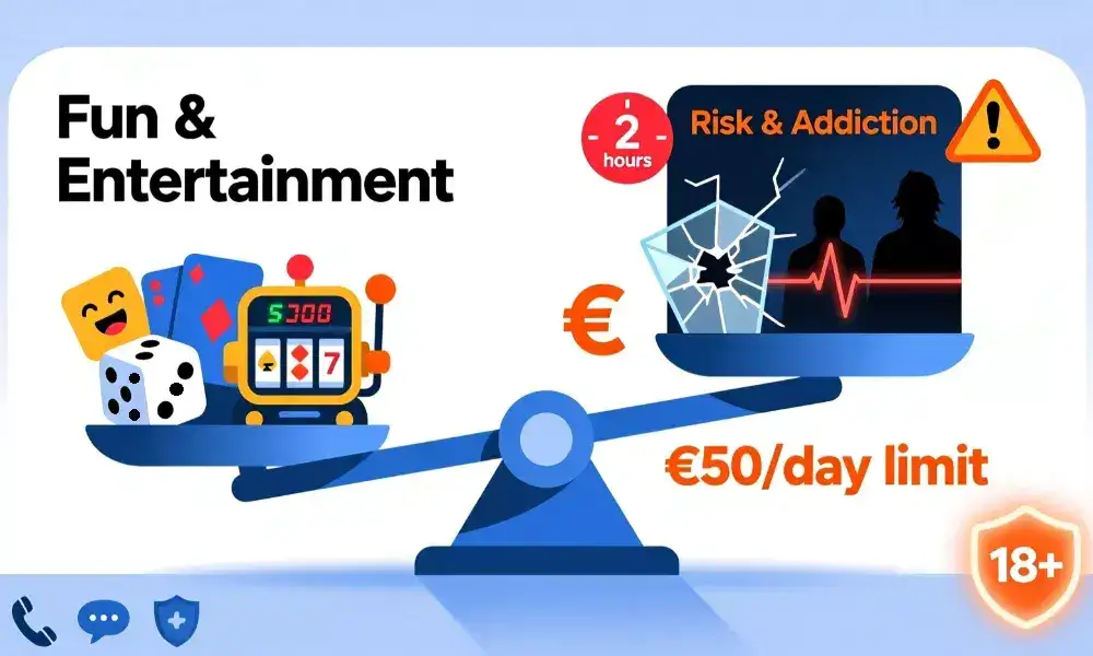 Infographie sur le jeu responsable et la prévention de l'addiction aux paris sportifs