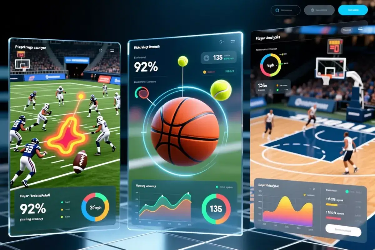 Analyse spécialisée de différents sports avec données et statistiques détaillées